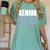 Senior 2019 Shirt Graduation Class Back To School Tee Women's Comfort Colors T-Shirt Chalky Mint