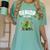 Senior 2025 Graduation Caterpillar For Kids Cute Coquette Women's Comfort Colors T-Shirt Chalky Mint