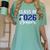 Senior 2026 Class Of 2026 Graduation 2026 Women's Comfort Colors T-Shirt Chalky Mint