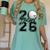 Senior 2026 Golf Player Heart Graduation Girls Teens Women's Comfort Colors T-Shirt Chalky Mint