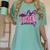 Senior 2027 Class Of 2027 Coquette Girl Pink Graduation 2027 Women's Comfort Colors T-Shirt Chalky Mint