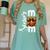 Senior Basketball Mom Class Of 2026 Player Graduation Grad Women's Comfort Colors T-Shirt Chalky Mint