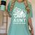 Senior Cheerleader Aunt Cheer Class Of 2026 Graduation Women Women's Comfort Colors T-Shirt Chalky Mint