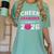 Senior Cheerleader Grandma Cheer Class Of 2026 Graduation Women's Comfort Colors T-Shirt Chalky Mint