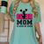 Senior Cheerleader Mom Cheer Class Of 2025 Graduation Women Women's Comfort Colors T-Shirt Chalky Mint