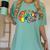 Senior Class Of 2019 Boho Tie Dye Graduation Women's Comfort Colors T-Shirt Chalky Mint