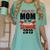 Senior Class Of 2019 Tshirt Graduation Awesome Mom Women's Comfort Colors T-Shirt Chalky Mint