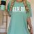Senior Class 2019 T Shirt Graduation Graduate Tshirt Women's Comfort Colors T-Shirt Chalky Mint