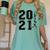 Senior Class Of 2021 Graduation High School College Women's Comfort Colors T-Shirt Chalky Mint