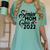 Senior Class Of 2022 School Graduation Mom Women's Comfort Colors T-Shirt Chalky Mint