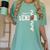 Senior Class Of 2024 Football Graduation Party Favors 2024 Women's Comfort Colors T-Shirt Chalky Mint