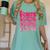 Senior Class Of 2026 Pink Coquette Bow Graduation 2026 Women's Comfort Colors T-Shirt Chalky Mint