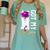 Senior Graduation 2020 Got My Dip-Llama Diploma Llama Pun Women's Comfort Colors T-Shirt Chalky Mint