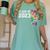 Senior Graduation Class Of 2023 Aunt Senior Tie Dye Women's Comfort Colors T-Shirt Chalky Mint