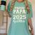 Senior Graduation Proud Papa 2025 Graduate Class Matching Women's Comfort Colors T-Shirt Chalky Mint