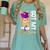 Senior Graduation TShirt 2019 Got My Diploma Llama Pun Shirt Women's Comfort Colors T-Shirt Chalky Mint