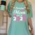 Senior Mom Of A Class Of 2022 Heart School Graduation Women's Comfort Colors T-Shirt Chalky Mint