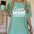 Senior Mom Class Of 2026 Soccer Mom Graduation Premium Tri-Blend Women's Comfort Colors T-Shirt Chalky Mint