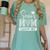Senior Mom Class Of 2027 Senior Mama 2027 Graduation Women's Comfort Colors T-Shirt Chalky Mint