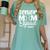 Senior Mom Squad Baseball Class Of 2023 Graduation Women's Comfort Colors T-Shirt Chalky Mint