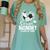 Senior Mommy Class Of 2026 Soccer Graduation Heart Premium Tri-Blend Women's Comfort Colors T-Shirt Chalky Mint