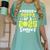 Senior Poppa 2025 Tennis Class Of 2025 Graduation Women's Comfort Colors T-Shirt Chalky Mint