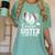 Senior Sister Class Of 2026 Baseball Graduation Heart Women's Comfort Colors T-Shirt Chalky Mint