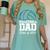 Senior Volleyball Dad Class Of 2025 Graduation Graduate Women's Comfort Colors T-Shirt Chalky Mint