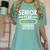 Senior Year Loading Please Wait Graduation Women's Comfort Colors T-Shirt Chalky Mint
