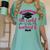She Believed She Could So She Mastered It Graduation Women's Comfort Colors T-Shirt Chalky Mint