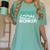 Social Worker Work Month MSW Graduation Masters Women's Comfort Colors T-Shirt Chalky Mint