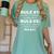 Speech Therapist Is Always Right Speech Therapy Graduation Women's Comfort Colors T-Shirt Chalky Mint
