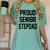 Stepfather SEN18R Graduation Party Stepdad Senior 2018 Shirt Women's Comfort Colors T-Shirt Chalky Mint