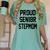 Stepmom Stepmother SEN18R Grad Senior Graduation Party Shirt Women's Comfort Colors T-Shirt Chalky Mint