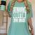 Straight Outta 2nd Grade Graduation Class 2025 Second Grade Women's Comfort Colors T-Shirt Chalky Mint