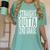 Straight Outta 2nd Grade Great Graduation Shirt Women's Comfort Colors T-Shirt Chalky Mint