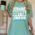 Straight Outta Junior High School Graduation Class Of 2022 Women's Comfort Colors T-Shirt Chalky Mint
