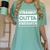 Straight Outta Kindergarten Shirts Graduation Women's Comfort Colors T-Shirt Chalky Mint