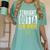 Straight Outta Law School Graduation Tshirt Law School Women's Comfort Colors T-Shirt Chalky Mint