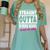 Straight Outta Nursing School Class Of 2018 Graduation Women's Comfort Colors T-Shirt Chalky Mint