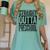 Straight Outta Preschool Shirt Boy Girl Graduation Women's Comfort Colors T-Shirt Chalky Mint