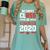 Student Graduation 2020 Tee My Happy Class Is Outta Here Women's Comfort Colors T-Shirt Chalky Mint