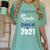 I Survived 5th Grade Class Of 2021 Quarantined Graduation 2 Women's Comfort Colors T-Shirt Chalky Mint