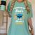 I Survived My Dad's Master's Degree Graduation Women's Comfort Colors T-Shirt Chalky Mint