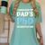 i Survived My Dad's Phd Dissertation College Graduation 2021 Women's Comfort Colors T-Shirt Chalky Mint