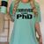 I Survived My Dad's PhD Graduation Women's Comfort Colors T-Shirt Chalky Mint