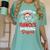 i Survived My Fiance's Nursing Degree Graduation Gifts Women's Comfort Colors T-Shirt Chalky Mint