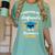 I Survived My Girlfriend's Bachelor's Degree Graduation Women's Comfort Colors T-Shirt Chalky Mint