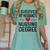 I Survived My Husband's Nursing Degree School Graduation Women's Comfort Colors T-Shirt Chalky Mint