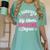I Survived My Mom's Nursing Degree Nurse Graduation Women's Comfort Colors T-Shirt Chalky Mint